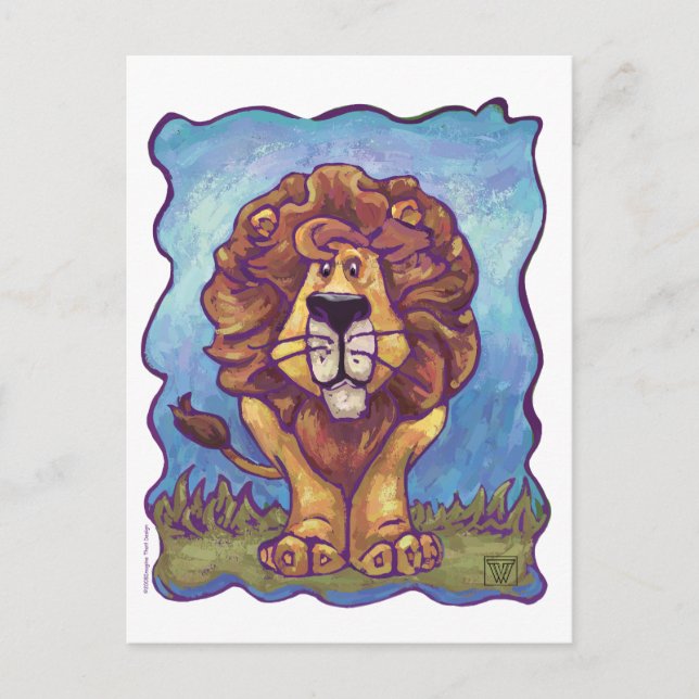 Lion Gifts & Accessories Postcard (Front)