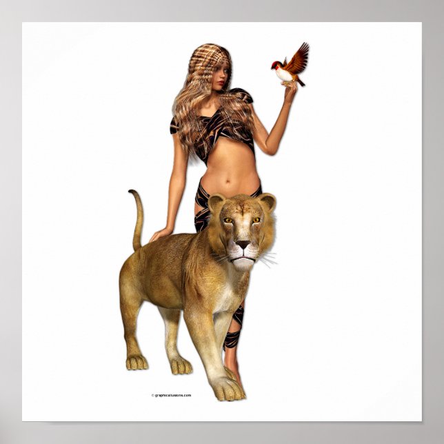 Lion Girl Poster (Front)