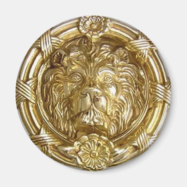 Lion Gold Magnet (Front)