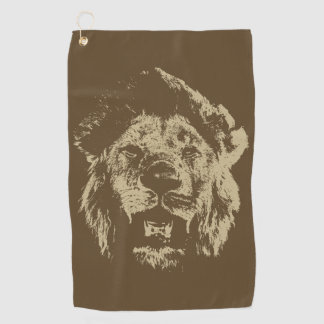 Lion Golf Towel