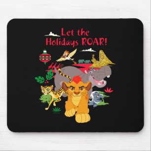 Lion Guard Let The Holidays Roar  Mouse Pad