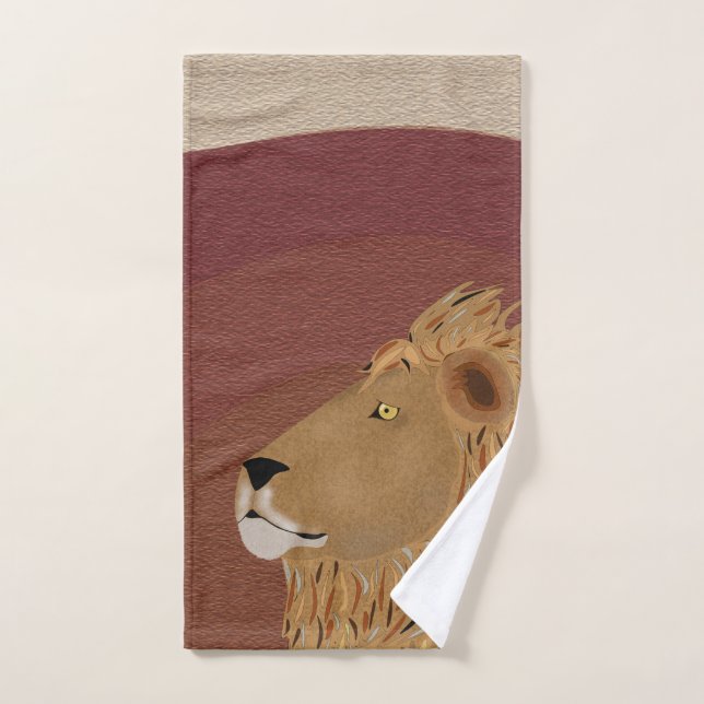 Lion Hand Towel (Hand Towel)