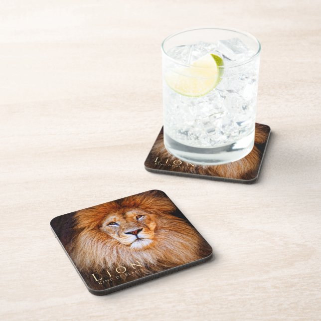 Lion [Hard Plastic Coaster] Coaster (Right Side)