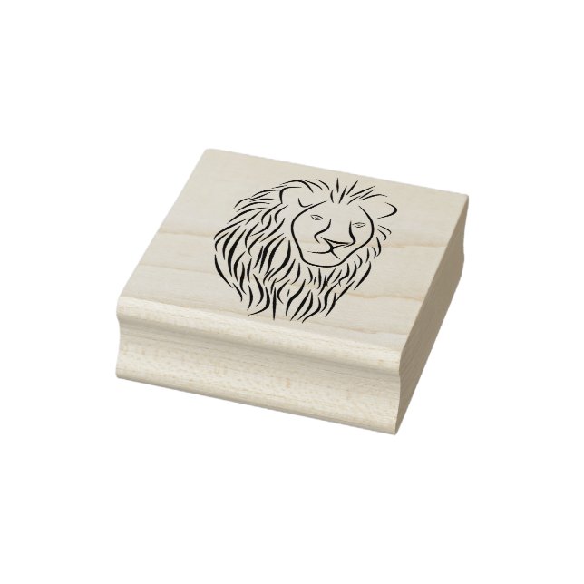 lion head art stamp (Stamp)