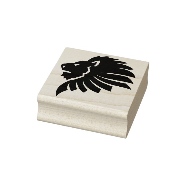 lion head art stamp (Stamp)