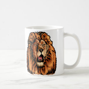 lion head coffee mug