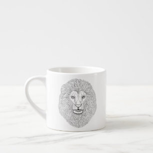 Lion head espresso cup