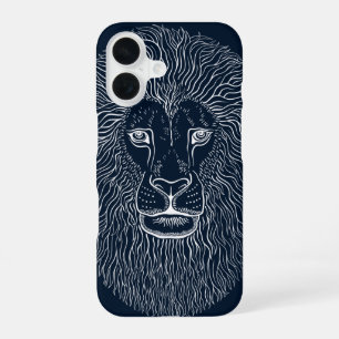Lion Head Graphics iPhone 16 Case