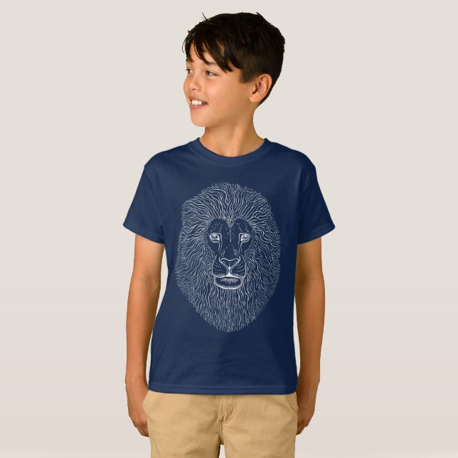 Lion Head Graphics T-Shirt (Front Full)