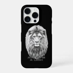 Lion head iPhone 16 pro case