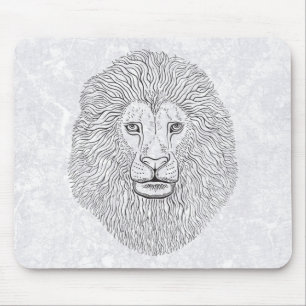 Lion head mouse pad