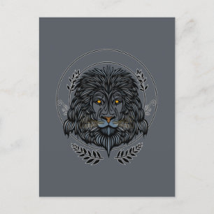 Lion Head Postcard