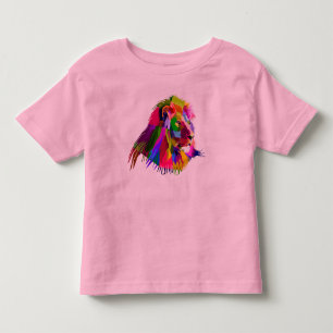 Lion  Head Prismatic Pop Art Design-62502 Toddler T-Shirt