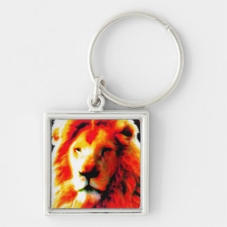 Lion Head Red keychain