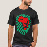 Lion Head This time For Africa Waka-waka T-Shirt<br><div class="desc">African Lion Head in one side T-Shirt,  available in 2side ( front and back artwork) with waka-waka. This time For Africa</div>