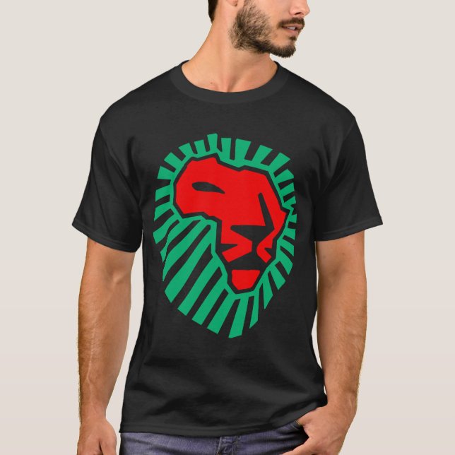 Lion Head This time For Africa Waka-waka T-Shirt (Front)