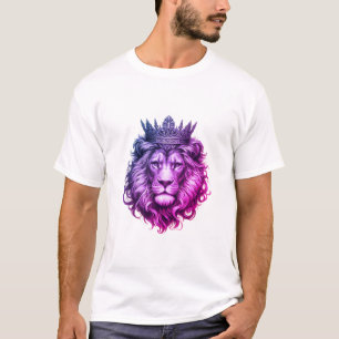 Lion Head with Crown Royal Luxury T-Shirt