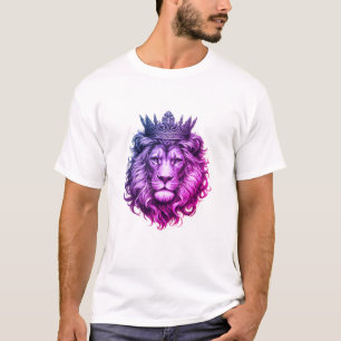 Lion Head with Crown Royal Luxury T-Shirt