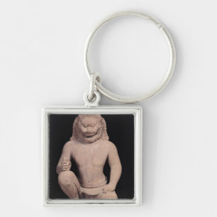Lion-headed guardian, Banteay Srei Style, c.967 Key Ring