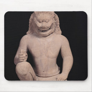 Lion-headed guardian, Banteay Srei Style, c.967 Mouse Pad