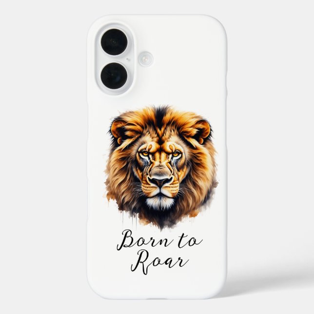 Lion Heart – Bold Spirit Phone Case (Back)