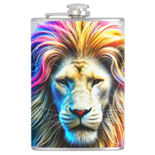 Lion Hip Flask