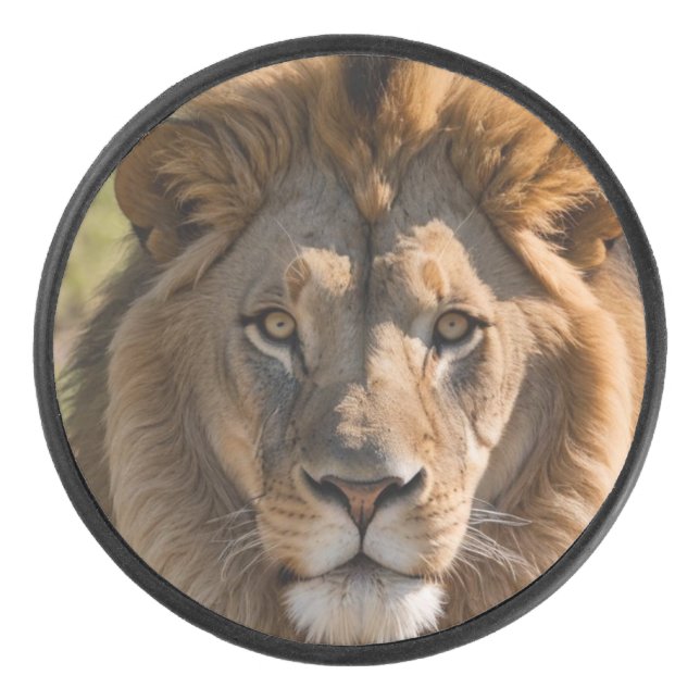 Lion Hockey Puck (Front)