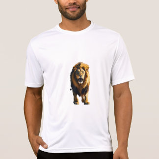 Lion image on tshirt design.