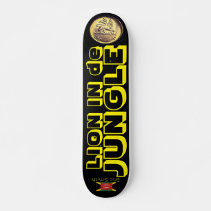 LION IN DE JUNGLE /ERIC SMITH Skateboard, 7¾" Deck Skateboard