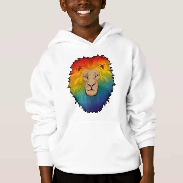 Lion in Rainbow Colours (Front)