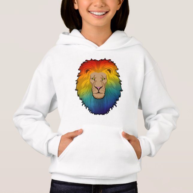 Lion in Rainbow Colours (Front)