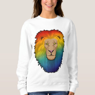 Lion in Rainbow Colours Sweatshirt