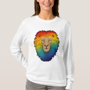Lion in Rainbow Colours T-Shirt