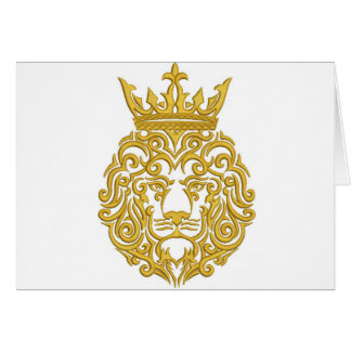lion in the crown, imitation of embroidery