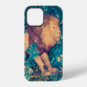 Lion in The Forest, William Morris iPhone 12 Case