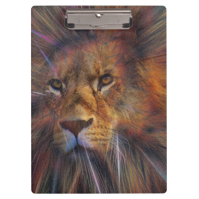 Lion in the Gallery Clipboard (Front)