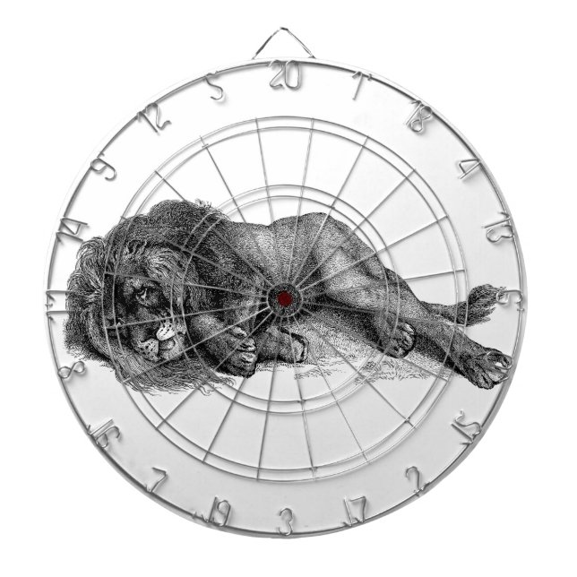 Lion in Vector Mode Dartboard (Front)