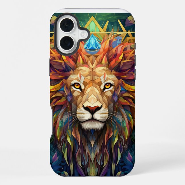 Lion iPhone 16 Case  (Back)
