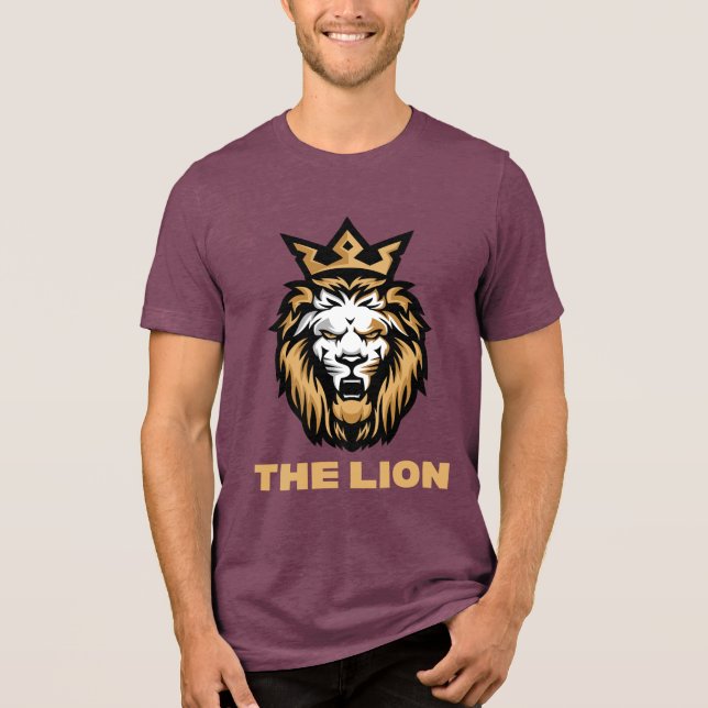 LION IS THE KING Tri-Blend SHIRT (Front)
