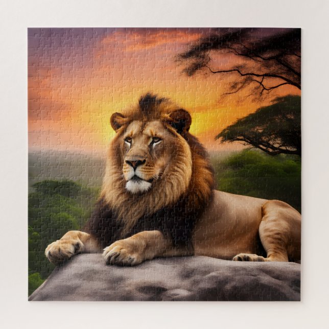 Lion Jigsaw Puzzle (Vertical)