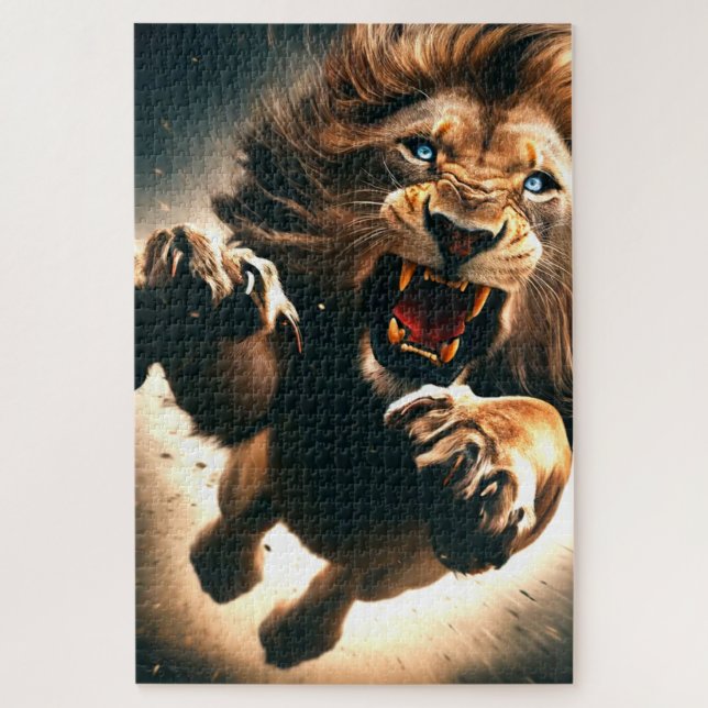 Lion  jigsaw puzzle (Vertical)