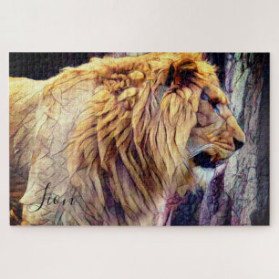 Lion [Jigsaw puzzle: 1014P] Jigsaw Puzzle