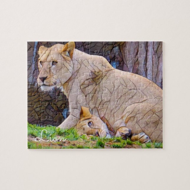Lion [Jigsaw puzzle: 110P] Jigsaw Puzzle (Horizontal)