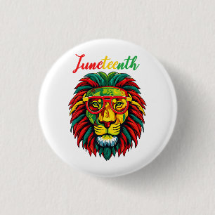 Lion juneteenth shirts women dress Black history f 3 Cm Round Badge