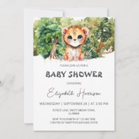 Lion Jungle King Boy Baby Shower