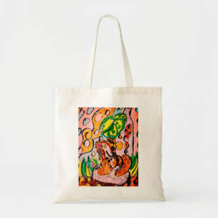 Lion just chill tote bag