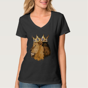Lion King Crown Big Cat Africa Safari Family T-Shirt