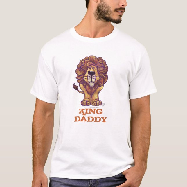 Lion King Daddy Mens Light T-Shirt (Front)