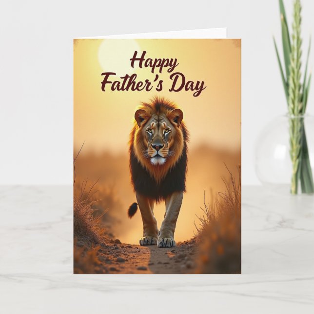 Lion King Fathers Day Card (Front)