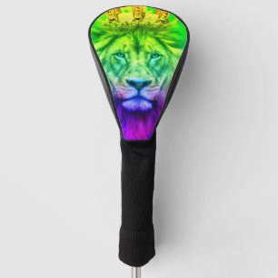 Lion King Golf Head Cover in Abstract Colours!